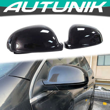 Cargar imagen en el visor de la galería, Autunik Glossy Black Side Mirror Cover Caps Replacement for VW Golf 5 Jetta Mk5 GTI mc43