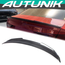 Cargar imagen en el visor de la galería, Real Carbon Fiber Trunk Lip Spoiler Wing fits Audi A4 B9 Sedan 2017-2022