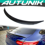 Gloss Black Rear Trunk Spoiler Wing For Mercedes GLC Coupe C253 GLC260 300 AMG 2016-2022