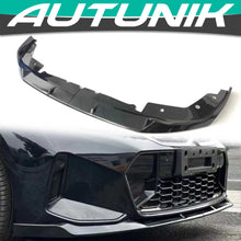 Load image into Gallery viewer, Gloss Black Front Bumper Lip Spoiler For BMW 3 Series G20 M340i 330i M Sport 2023+