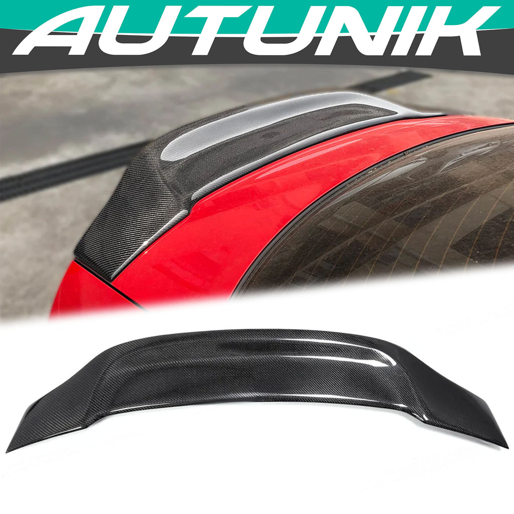 For 2014-2020 Audi A3/S3/RS3 8V Real Carbon Fiber Rear Trunk Spoiler Highkick Duckbill Wing