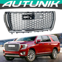 Load image into Gallery viewer, Autunik Silver Front Bumper Grille For 2021-2022 GMC Yukon/Yukon XL Radiator Grill