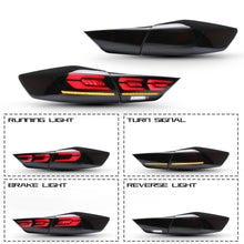 Charger l&#39;image dans la galerie, LED Smoked Tail Lights For Hyundai Elantra 2016 2017 2018 Sequential Rear Lamp