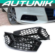Load image into Gallery viewer, Black Fog Light Grille Covers Lower Grill for 2017-2020 Audi A3 8V Sedan
