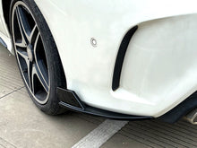 Cargar imagen en el visor de la galería, Autunik Glossy Black Rear Bumper Splitter Side Canards For Mercedes CLA C117 X117 2013-2019 pz101