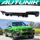 For 2018-2021 BMW G01 X3 M40i M-Sport Rear Diffuser Bumper Lip Gloss Black