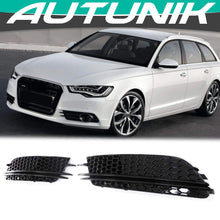 Load image into Gallery viewer, Front Fog Light Grille Cover For 2012-2015 Audi A6 C7 Non-Sline  fg179