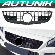 Load image into Gallery viewer, Autunik Black GT Style Front Grill Grille For Mercedes-Benz R231 SL Pre-facelift 2013-2016 w/o Camera