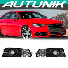 Load image into Gallery viewer, Front Fog Light Cover Lower Grille for Audi A6 C7 S-Line S6 2016-2018
