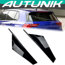 Cargar imagen en el visor de la galería, Autunik For 2022+ VW Golf MK8 TSI TDI Glossy Black Side Window Spoiler Wing