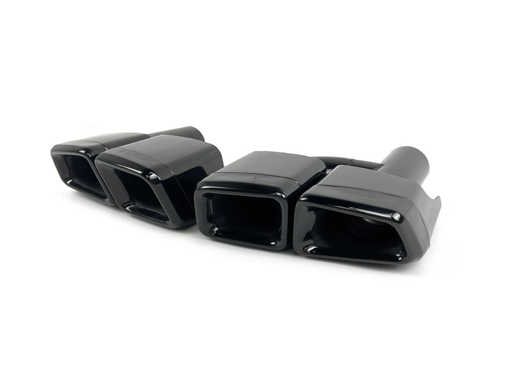 Autunik CLS63 Look Exhaust Pipe Black Miffler Tips for Mercedes Benz CLS W218 C218 W218 AMG 2011-2017 et92