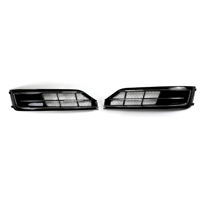 Front Fog Light Cover Mesh Grille for 2015-2017 Audi A8 A8L D4PA