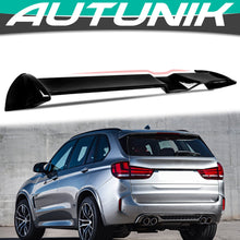 Charger l&#39;image dans la galerie, Autunik For 2014-2018 BMW X5 F15 Oettinger Style Rear Window Roof Spoiler Wing Glossy Black
