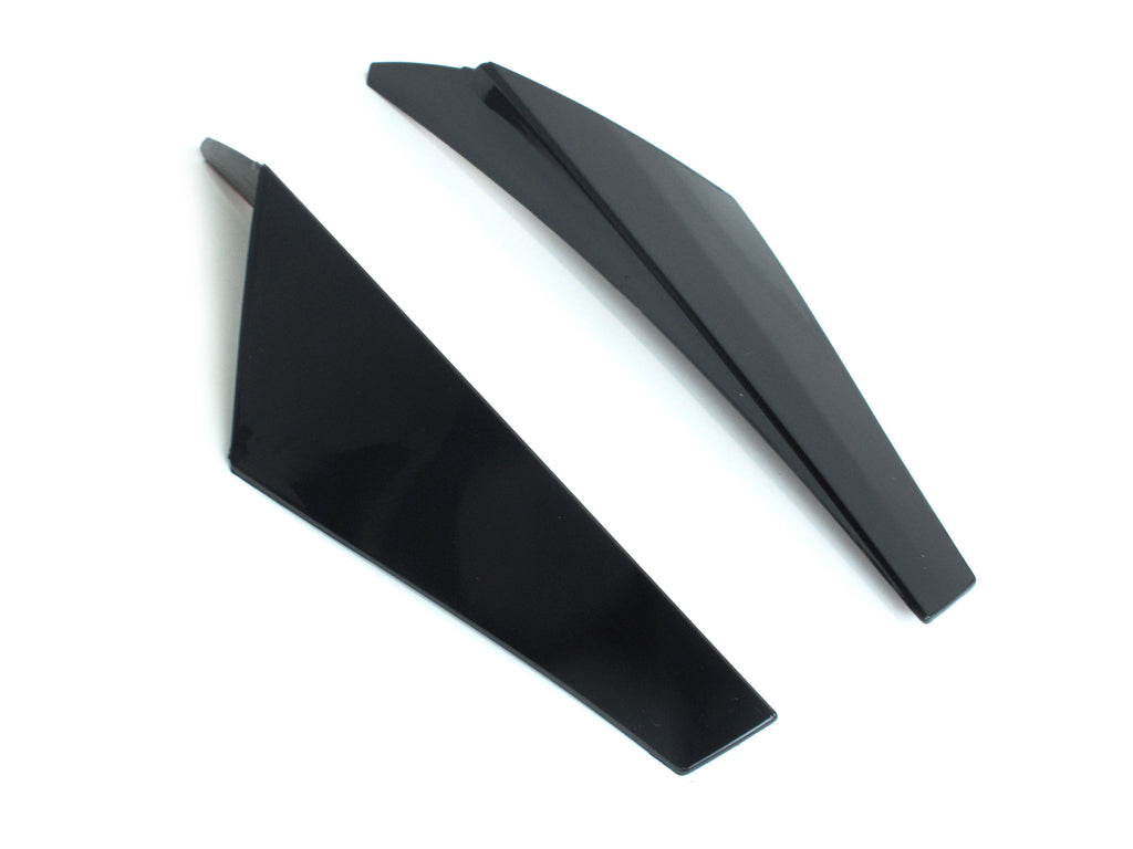 Autunik For 2022+ VW Golf MK8 TSI TDI Glossy Black Side Window Spoiler Wing