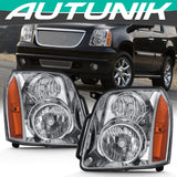 LED Headlights Front Lamps For 2007-2014 GMC Yukon Denali XL1500 2500