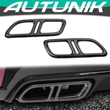 Gloss Black Exhaust Tips Tailpipe For Cadillac CT5 2020-2023