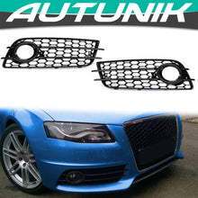 Load image into Gallery viewer, All Black Front Fog Light Cover Grille For 2008-2012 Audi S4 A4 B8 S-Line