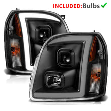 Cargar imagen en el visor de la galería, Black LED Projector Headlights For 2007-2014 GMC Yukon XL Denali