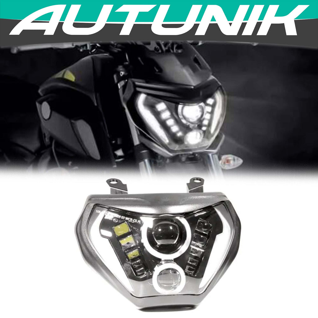 LED Headlight Assembly With DRL For Yamaha MT09 FZ09 2014-2016 MT07 2018 2019