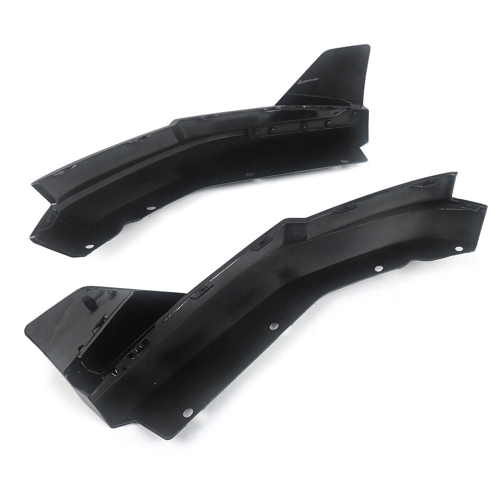 Gloss Black Rear Bumper Canards Splitters For 21-23 BMW G80 M3 G82