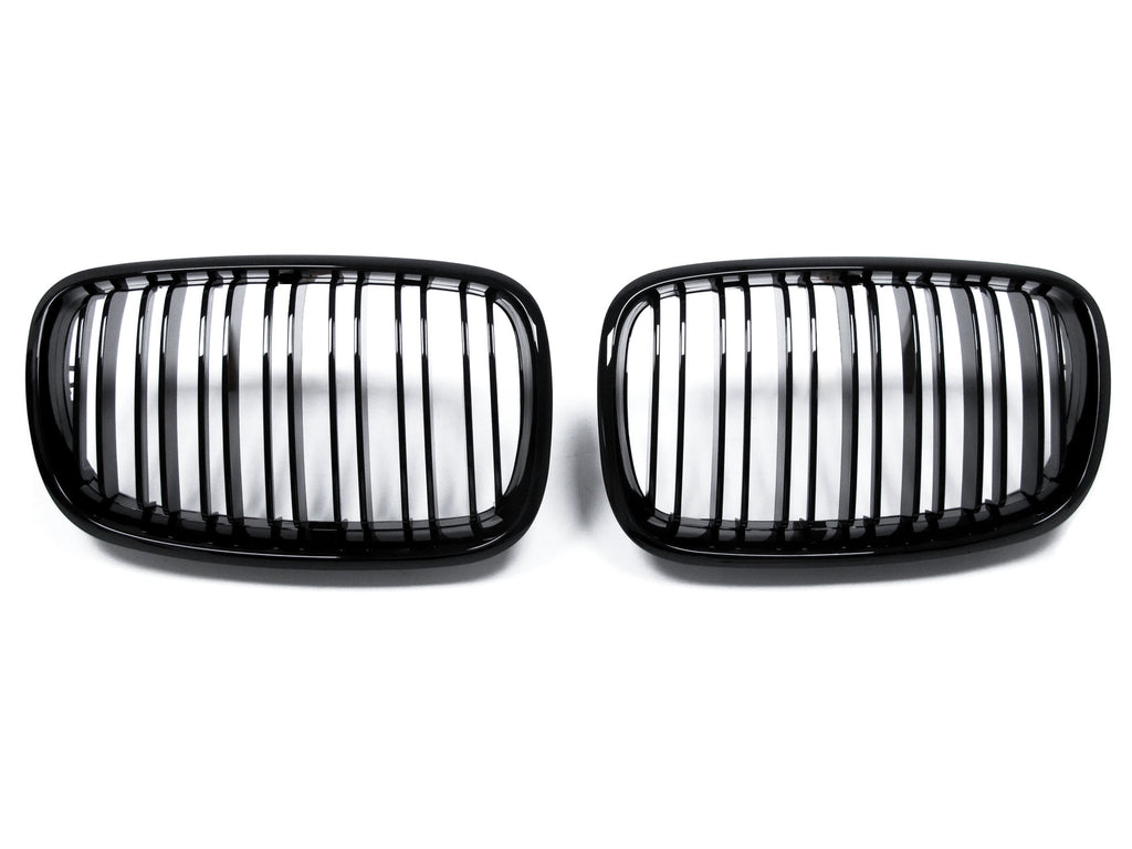 Shiny Black Front Kidney Grill Grille for BMW E70 X5 E71 X6 2007-2013