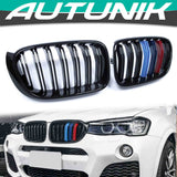 M-Color Front Kidney Grille for BMW X3 F25 X4 F26 LCI 2014-2018 fg145