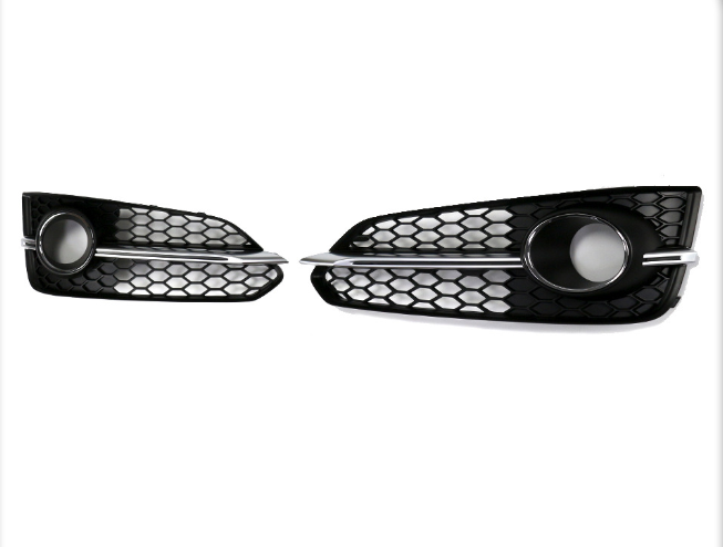 Front Fog Grill Grille Light Cover for 2015-2017 Audi A8 S8 D4PA