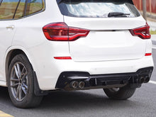 Laden Sie das Bild in den Galerie-Viewer, Carbon Look Rear Diffuser Lip For BMW G01 X3 M40i M-Sport 2018-2021