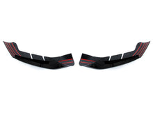 Charger l&#39;image dans la galerie, Gloss Black Front Bumper Lip Splitter Side Air Vent Cover Canards for BMW G30 M-Sport 2017-2020