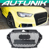RS3 Style Front Honeycomb Grille For 2013-2016 Audi A3 S3 8V fg87 Sales