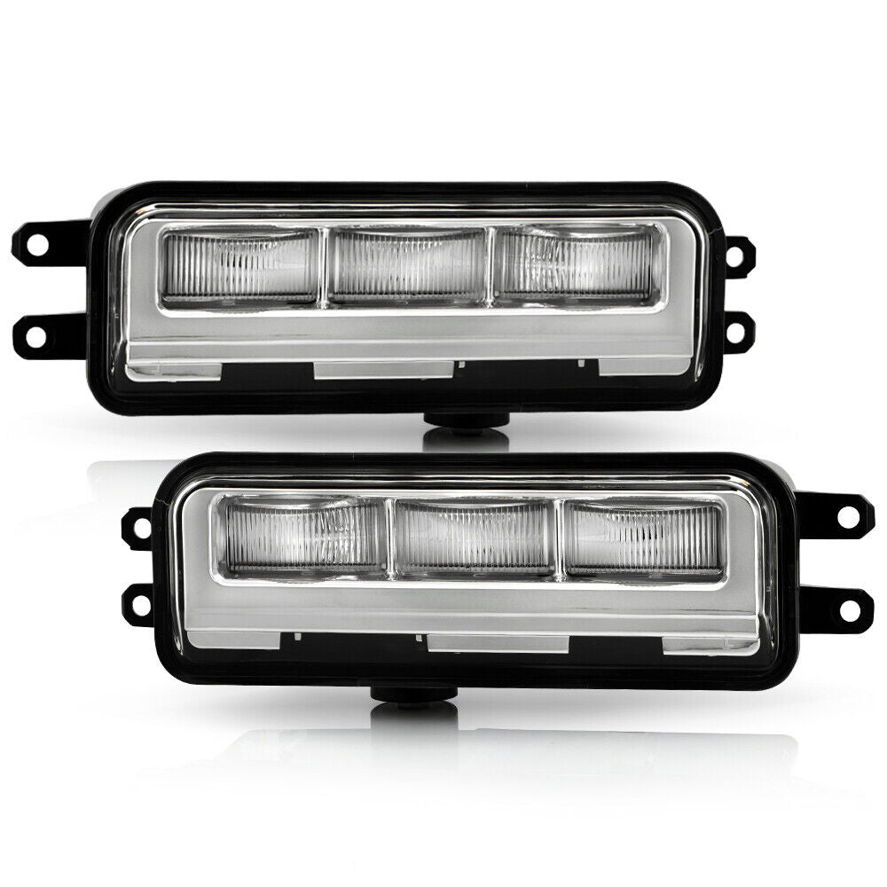 For 2022-2024 Toyota Tundra LED Front Fog Lights Driving Lamps Pair Left+Right