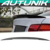 Autunik Carbon Fiber Rear Trunk Lip Spoiler Wing Fits BMW E92 Coupe M3 2007-2012