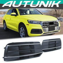 Load image into Gallery viewer, Front Fog Light Grille Cover for Audi Q5 Base Bumper 2018-2020 fg255