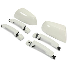 Charger l&#39;image dans la galerie, White Mirror Covers Caps &amp; Door Handle Kit For Toyota Tundra Sequoia 2011-2019