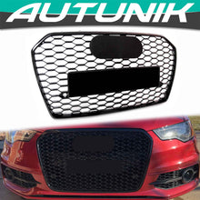 Load image into Gallery viewer, Honeycomb Front Mesh Grille For 2016-2018 Audi A6 S6 C7.5 fg169 Sales