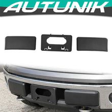 Cargar imagen en el visor de la galería, Front Bumper Guards Pads &amp; License Plate Frame Bracket For 2009-2014 Ford F150