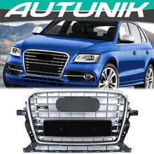 Load image into Gallery viewer, Autunik For 2013-2017 Audi Q5 Non S-Line Chrome Front Bumper Grille Grill fg210