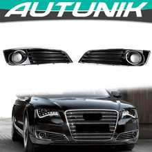 Load image into Gallery viewer, Front Fog Light Cover Lower Grill Grille For Audi A8 A8L D4 2011-2014