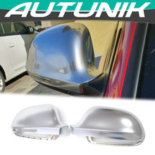 Cargar imagen en el visor de la galería, Autunik For 2008-2012 Aud A4 B8 S4 A5 S5 Chrome Mirror Cover Caps Replacement w/o Lane Assist mc2