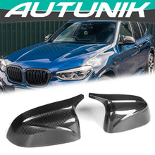 Charger l&#39;image dans la galerie, 100% Dry Carbon Fiber Mirror Covers M Style Replace for BMW X3 G01 X4 G02 X5 G05 X6 G06 X7 G07 2019+ mc157