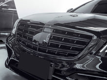 Cargar imagen en el visor de la galería, Glossy Black Front Grille Grill for Mercedes Benz S W222 Sedan 2014-2020 fg249