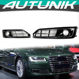 Front Fog Grill Grille Light Cover for 2015-2017 Audi A8 A8L D4PA
