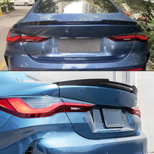 Charger l&#39;image dans la galerie, Carbon Fiber Look Rear Trunk Spoiler For 21-23 BMW G22 4 Series G82 M4 Coupe