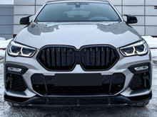 Charger l&#39;image dans la galerie, Gloss Black Front Bumper Spoiler Splitter Lip For BMW 20-23 X6 G06 M Sport