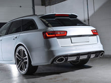Charger l&#39;image dans la galerie, RS6 Look Rear Diffuser w/ Silver Exhaust Tips For Audi C7 A6 S-line S6 2016-2018 di144 Sales