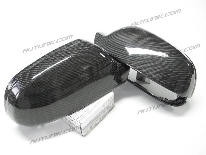 Real Carbon Fiber Side Mirror Cover Caps Replacement For Audi A4 B8.5 S4 RS4 A5 S5 RS5 2012-2015 w/o Lane Assist od13