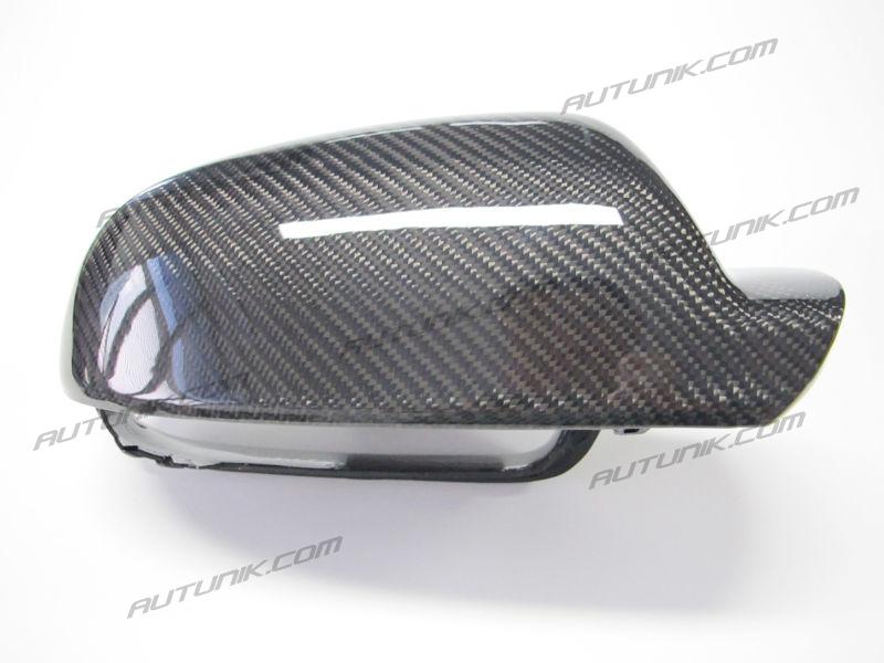 Real Carbon Fiber Side Mirror Cover Caps Replacement For Audi A4 B8.5 S4 RS4 A5 S5 RS5 2012-2015 w/o Lane Assist od13