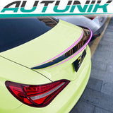 Autunik For 13-19 Mercedes W117 C117 CLA180 CLA200 CLA250 Trunk Rear Spoiler Lip Gloss Black