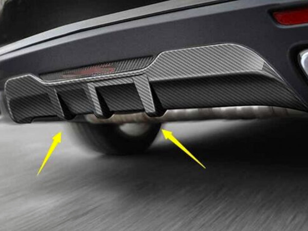 Carbon Fiber Look Rear Diffuser Lower Bumper Cover For Cadillac CT5 2020-2023 di171
