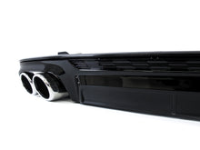 Load image into Gallery viewer, S6 Style Rear Diffuser + Silver Exhaust Tips For Audi A6 C8 S6 S-Line 2019-2023 di162